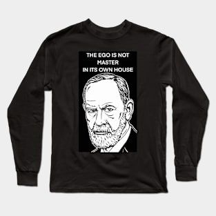 SIGMUND FREUD quote .1 - ink portrait Long Sleeve T-Shirt